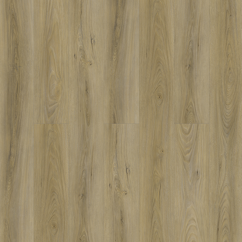Lantai Papan Vinyl Klik SPC Pola Kayu Butir Katedral