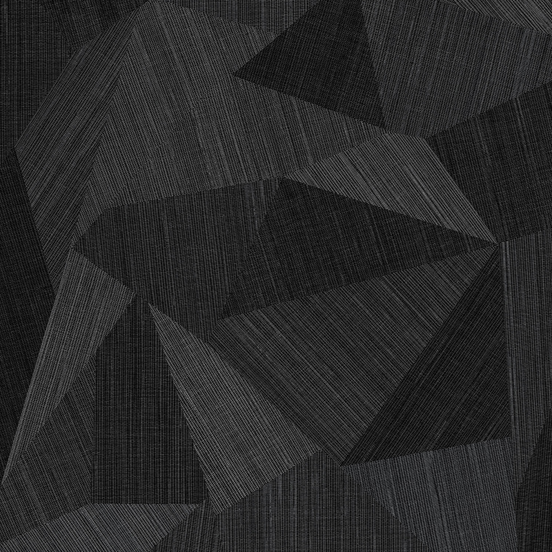 Tekstur Karpet Tambal Sulam Geometris Abu-abu Gelap ABA Klik Lantai Papan Vinyl